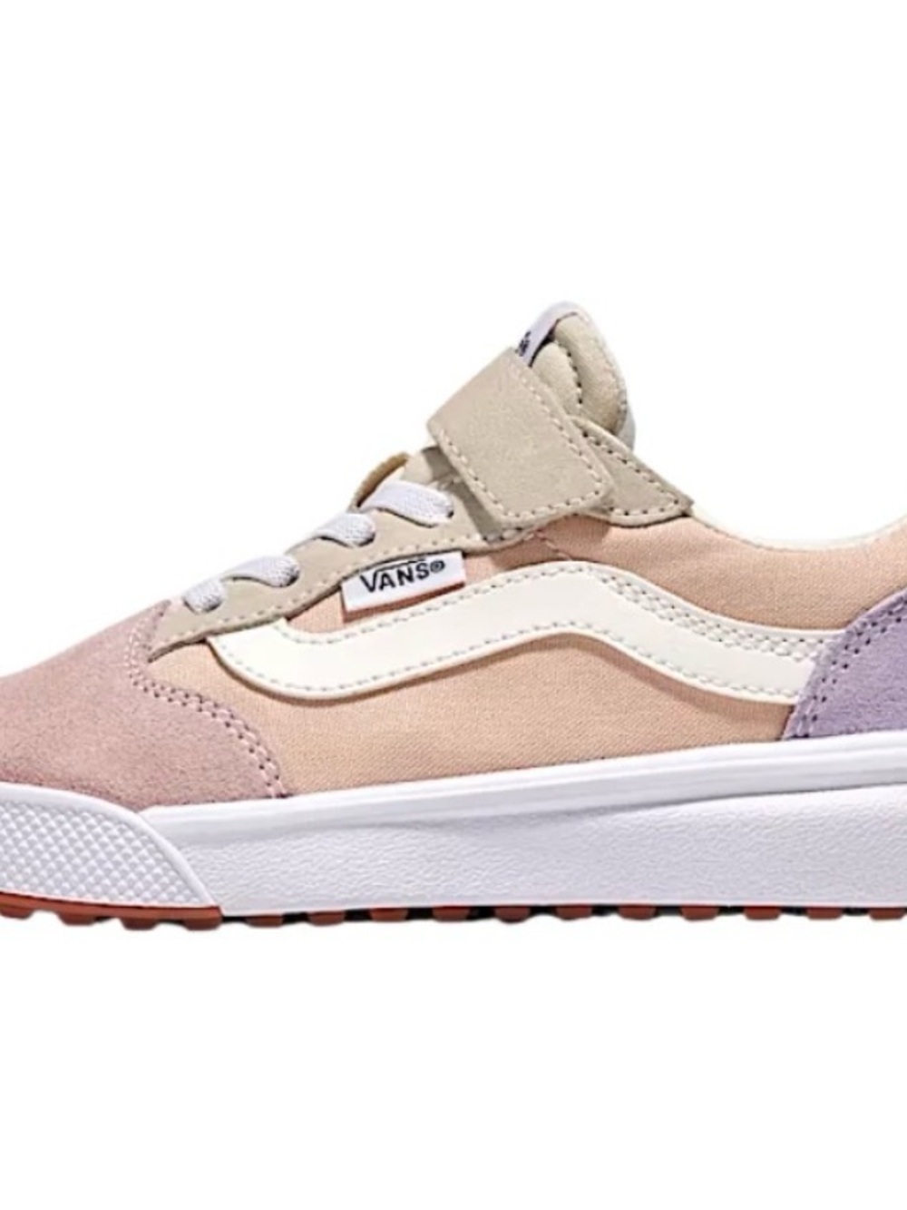 Vans Kids UltraRange 66 V Old Skool V Pastel Pink & Cream Skate Shoe